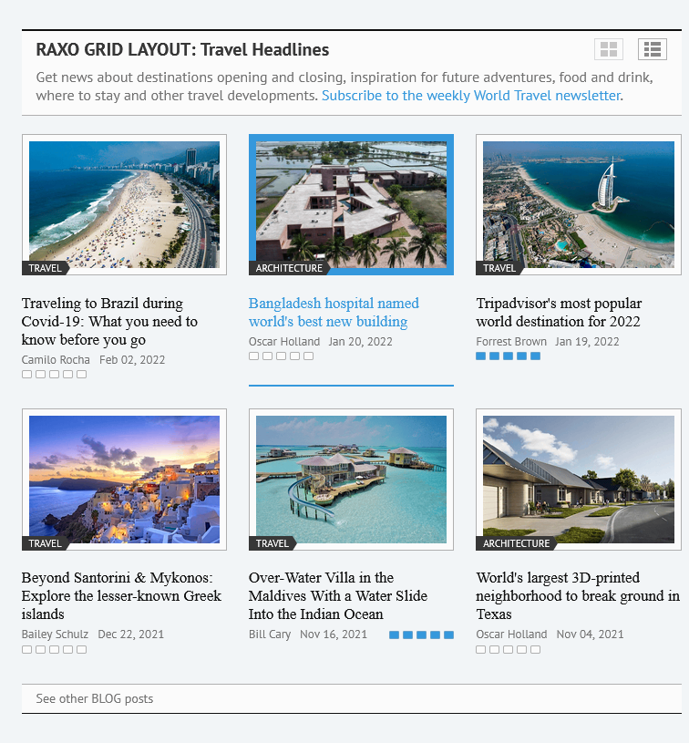 Switchable Grid View