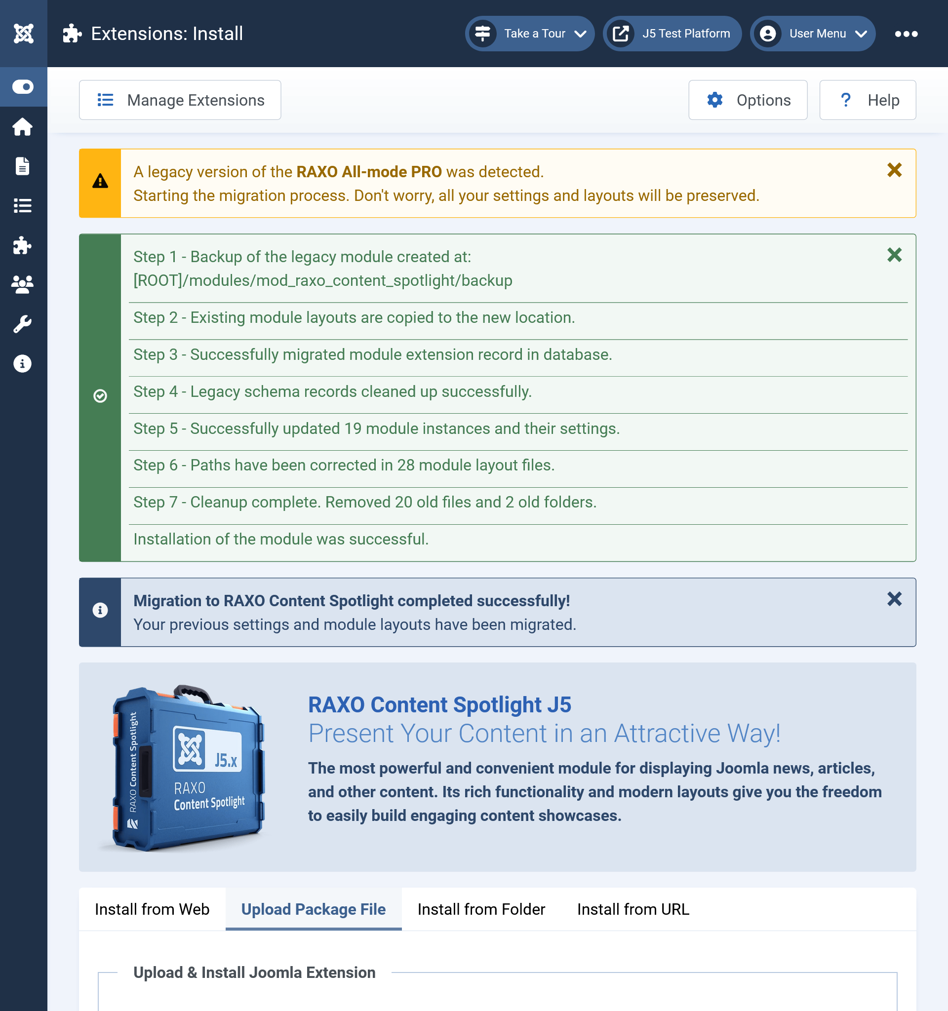 RAXO Content Spotlight - Migration Process