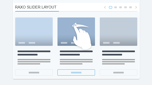 Layout with Touch and Drag Support